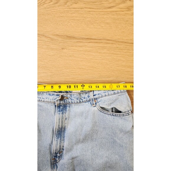 Levis 522 Jeans Womens 20 S Light Wash Tapered Fit Made In USA 36x29 Vintage - Picture 7 of 14